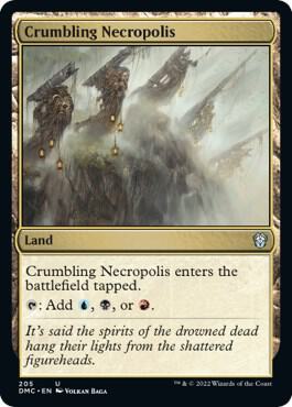 Crumbling Necropolis card from Commander: Dominaria United