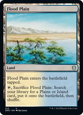 Flood Plain card from Commander: Dominaria United
