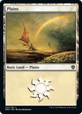 Plains (263) card from Dominaria United