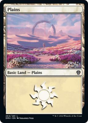 Plains (264) card from Dominaria United