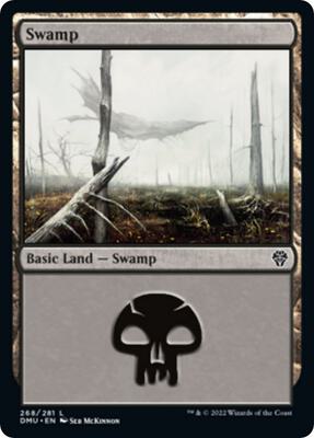 Swamp (268) card from Dominaria United