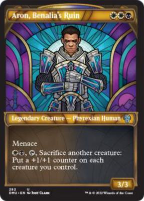 Aron, Benalia's Ruin (Showcase) card from Dominaria United
