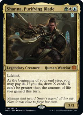 Shanna, Purifying Blade card from Dominaria United