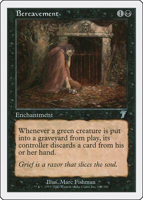 Bereavement card from 7th Edition