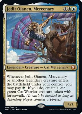 Jedit Ojanen, Mercenary card from Commander: Dominaria United