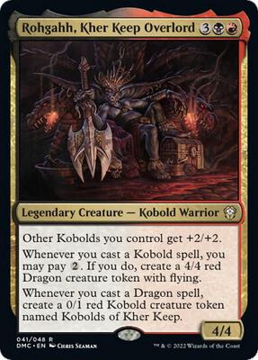 Rohgahh, Kher Keep Overlord card from Commander: Dominaria United