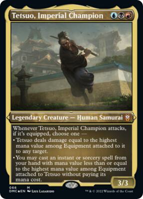Tetsuo, Imperial Champion (Foil Etched) card from Commander: Dominaria United