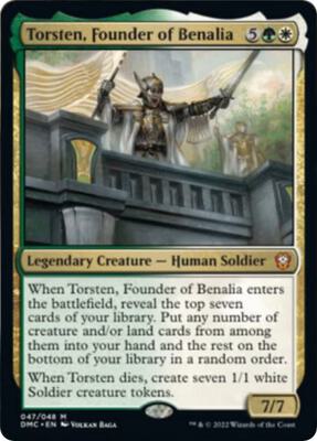 Torsten, Founder of Benalia card from Commander: Dominaria United