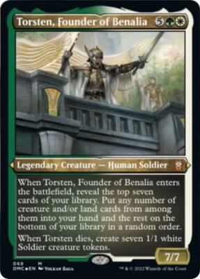 Torsten, Founder of Benalia (Foil Etched) card from Commander: Dominaria United