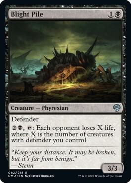 Blight Pile card from Dominaria United