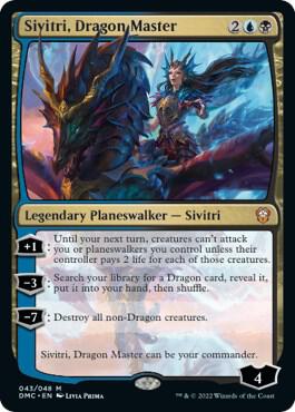 Sivitri, Dragon Master card from Commander: Dominaria United