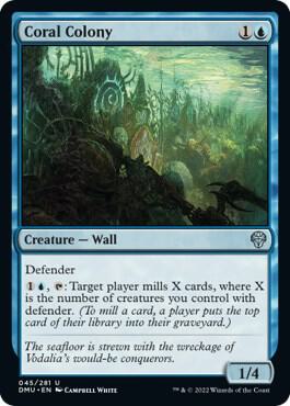 Coral Colony card from Dominaria United