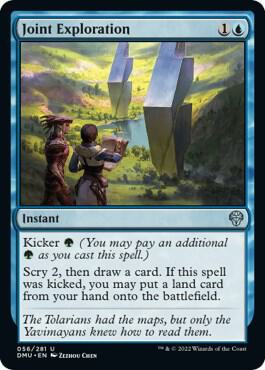 Joint Exploration card from Dominaria United