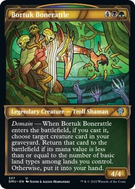 Bortuk Bonerattle (Textured Foil) card from Dominaria United