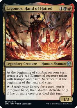 Lagomos, Hand of Hatred card from Dominaria United