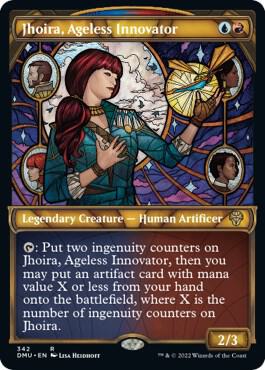 Jhoira, Ageless Innovator (Textured Foil) card from Dominaria United
