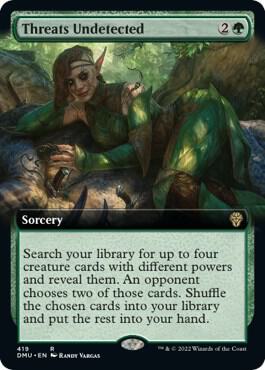 Threats Undetected (Extended Art) card from Dominaria United