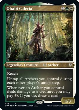 Ohabi Caleria (Foil Etched) card from Commander: Dominaria United