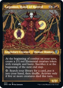 Lagomos, Hand of Hatred (Showcase) card from Dominaria United