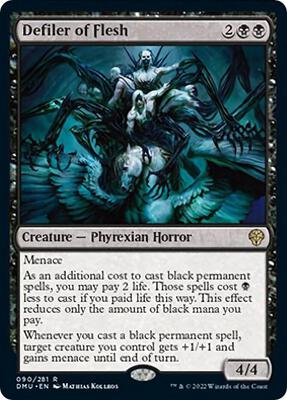 Defiler of Flesh card from Dominaria United