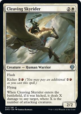 Cleaving Skyrider card from Dominaria United