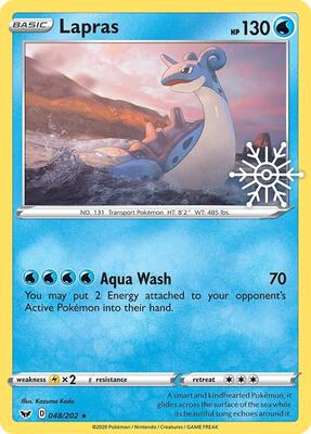 Lapras - 048/202 (Holiday Calendar) card from Miscellaneous Cards & Products
