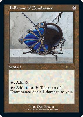 Talisman of Dominance (Retro Frame) card from Secret Lair Drop Series