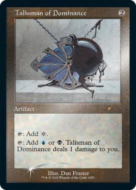 Talisman of Dominance (Retro Frame) (Foil Etched) card from Secret Lair Drop Series