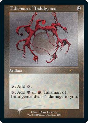 Talisman of Indulgence (Retro Frame) (Foil Etched) card from Secret Lair Drop Series