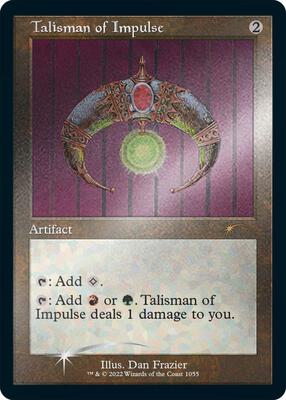 Talisman of Impulse (Retro Frame) (Foil Etched) card from Secret Lair Drop Series