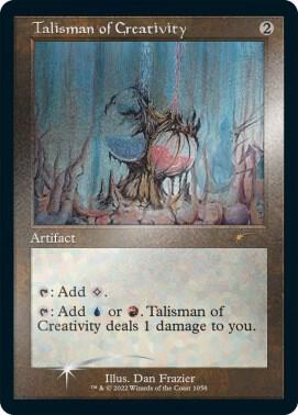 Talisman of Creativity (Retro Frame) (Foil Etched) card from Secret Lair Drop Series