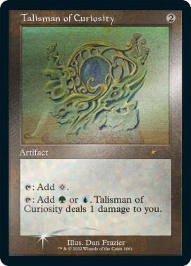Talisman of Curiosity (Retro Frame) (Foil Etched) card from Secret Lair Drop Series