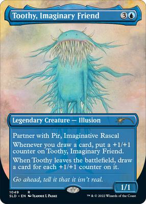 Toothy, Imaginary Friend (Borderless) card from Secret Lair Drop Series