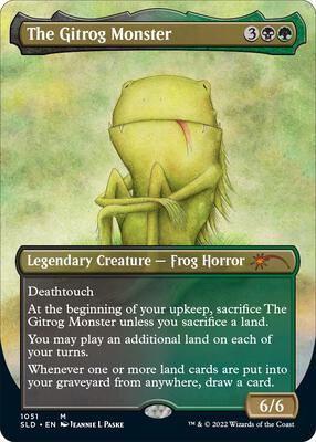 The Gitrog Monster (Borderless) card from Secret Lair Drop Series