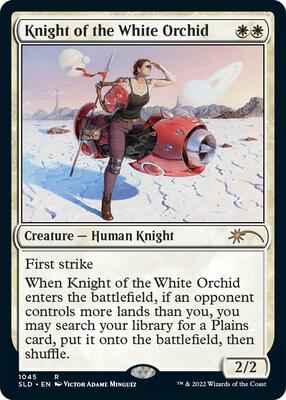 Knight of the White Orchid card from Secret Lair Drop Series