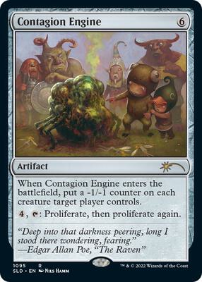 Contagion Engine card from Secret Lair Drop Series