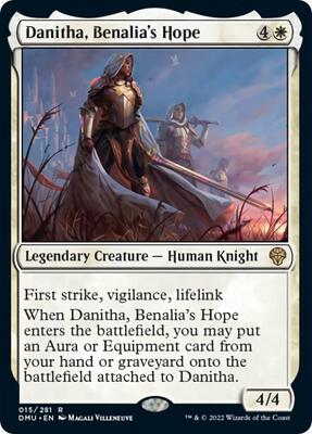 Danitha, Benalia's Hope card from Dominaria United