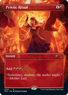 Pyretic Ritual card from Secret Lair Drop Series
