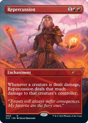 Repercussion card from Secret Lair Drop Series
