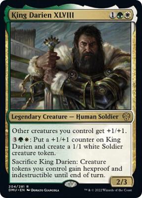 King Darien XLVIII card from Dominaria United