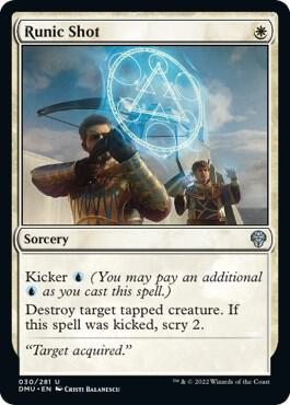 Runic Shot card from Dominaria United