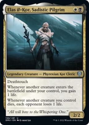 Elas il-Kor, Sadistic Pilgrim card from Dominaria United