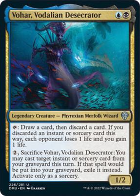 Vohar, Vodalian Desecrator card from Dominaria United