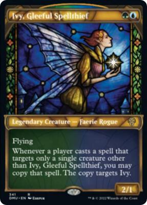 Ivy, Gleeful Spellthief (Textured Foil) card from Dominaria United