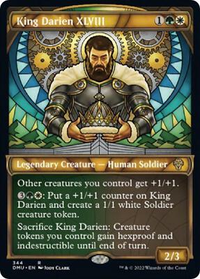 King Darien XLVIII (Textured Foil) card from Dominaria United