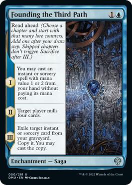 Founding the Third Path card from Dominaria United