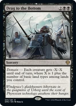 Drag to the Bottom card from Dominaria United