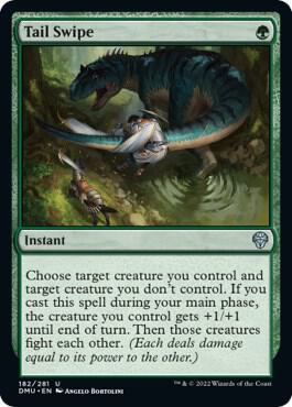 Tail Swipe card from Dominaria United