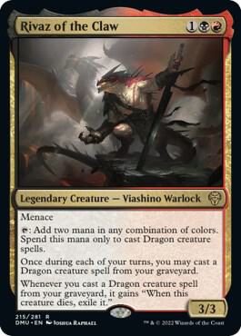 Rivaz of the Claw card from Dominaria United