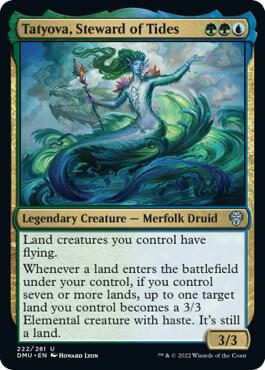 Tatyova, Steward of Tides card from Dominaria United